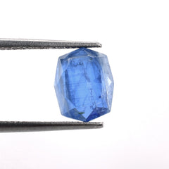 KYANITE (BLUE) (MILKY) TABLE CUT LONG FANCY OCTAGON CAB 10.00X8.00 MM 3.10 CTS