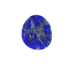 LAPIS LAZULI ROSE CUT IRREGULAR CUSHION CAB 16X14MM 6.14 Cts.