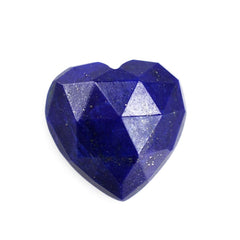 LAPIS LAZULI ROSE CUT HEART CAB 11MM 4.80 Cts.
