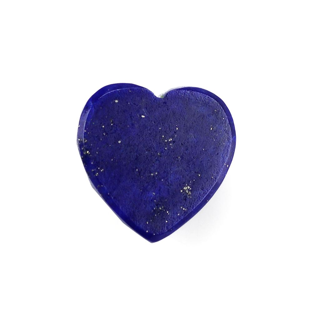 LAPIS LAZULI ROSE CUT HEART CAB 11MM 4.80 Cts.
