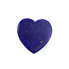 LAPIS LAZULI ROSE CUT HEART CAB 11MM 4.80 Cts.