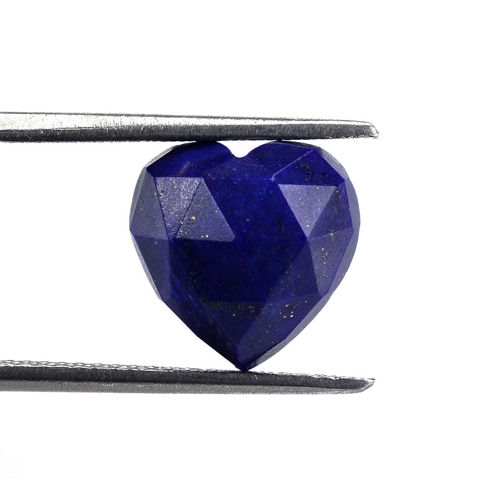 LAPIS LAZULI ROSE CUT HEART CAB 11MM 4.80 Cts.