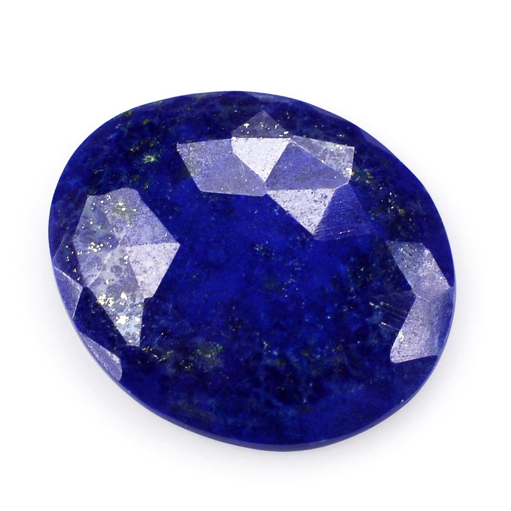 LAPIS LAZULI ROSE CUT OVAL CAB 21X18MM 12.16 Cts.