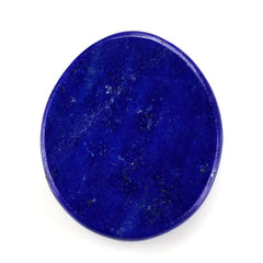 LAPIS LAZULI ROSE CUT OVAL CAB 21X18MM 12.16 Cts.