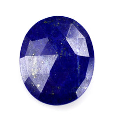 LAPIS LAZULI ROSE CUT BRIOLETTE OVAL 24X19MM 15.88 Cts.