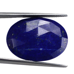LAPIS LAZULI ROSE CUT BRIOLETTE OVAL 24X19MM 15.88 Cts.