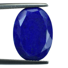 LAPIS LAZULI BOTH SIDE TABLE CUT OVAL 18X13MM 8.61 Cts.