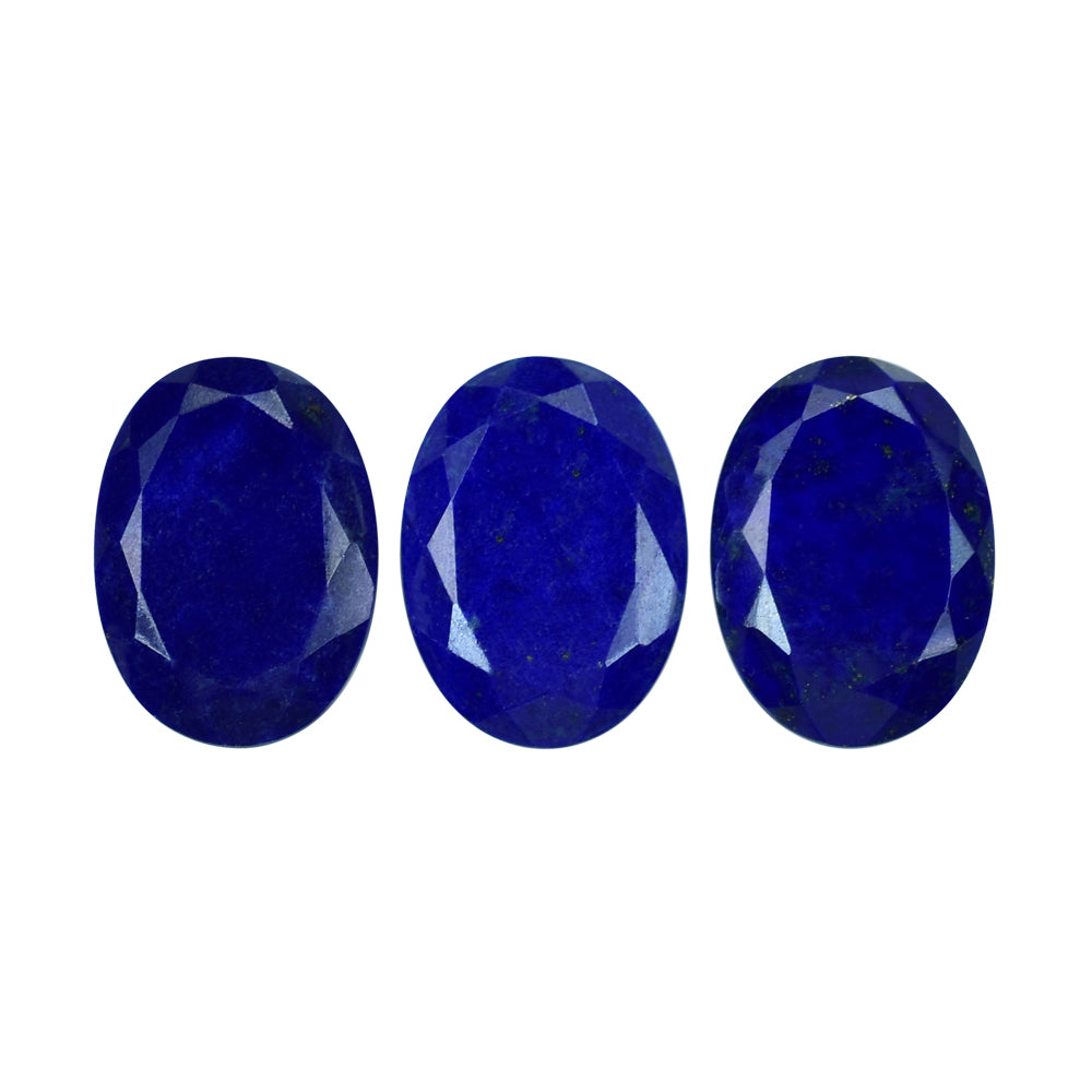 LAPIS LAZULI BOTH SIDE TABLE CUT OVAL 18X13MM 8.61 Cts.