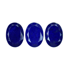LAPIS LAZULI BOTH SIDE TABLE CUT OVAL 18X13MM 8.61 Cts.