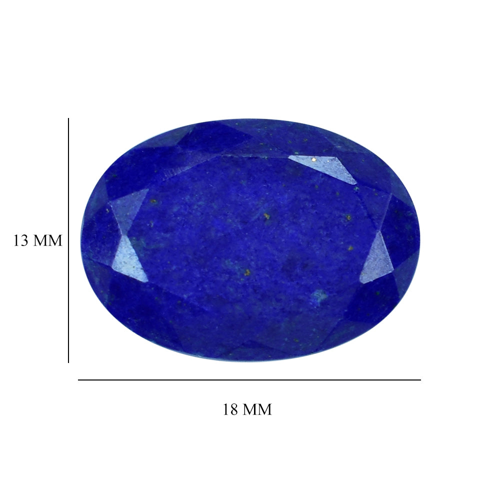 LAPIS LAZULI BOTH SIDE TABLE CUT OVAL 18X13MM 8.61 Cts.