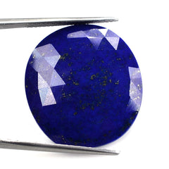 LAPIS LAZULI ROSE CUT OVAL CAB 25X23MM 15.98 Cts.