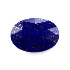 LAPIS LAZULI ROSE CUT TOP OVAL 14X10MM 5.70 Cts.