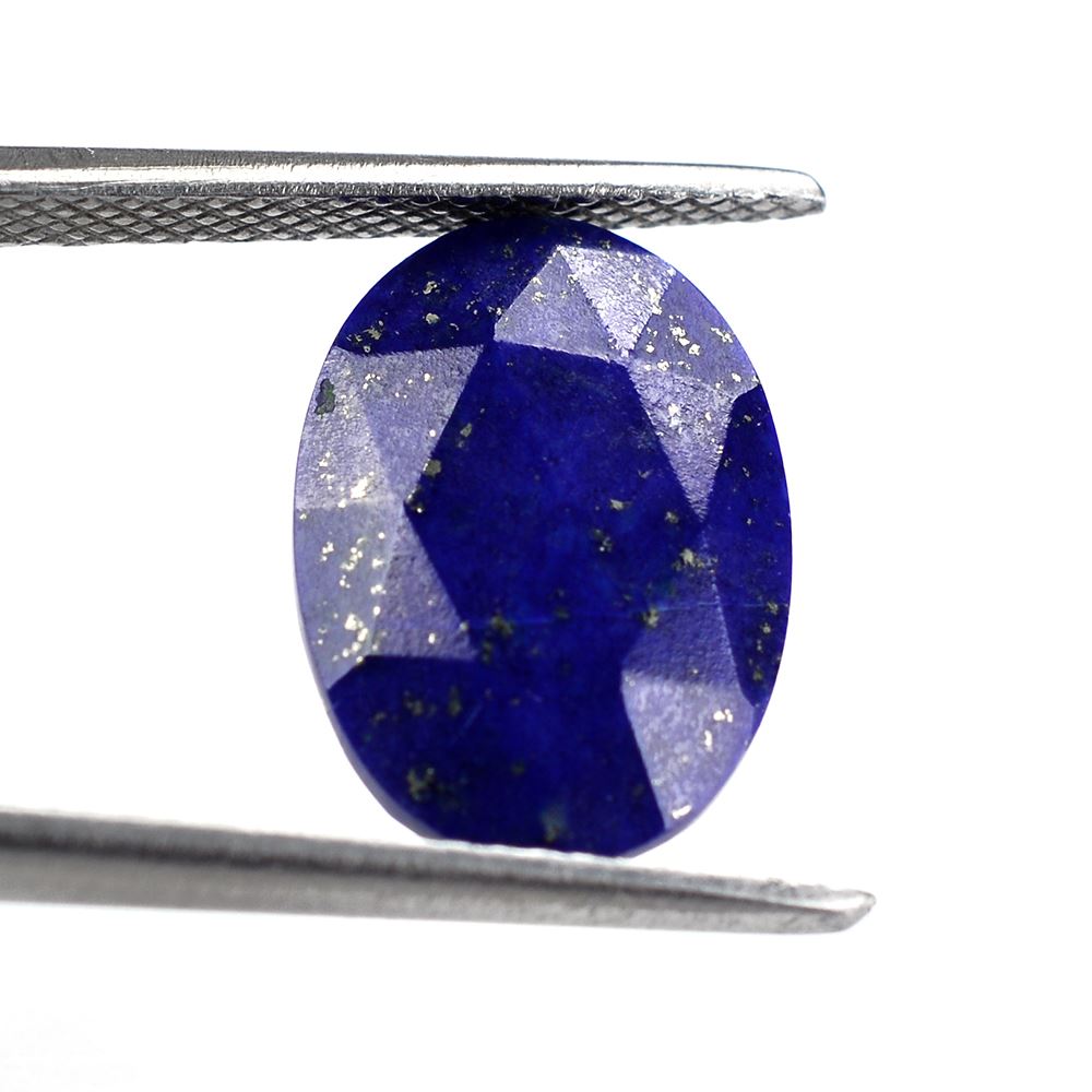 LAPIS LAZULI ROSE CUT TOP OVAL 14X10MM 5.70 Cts.