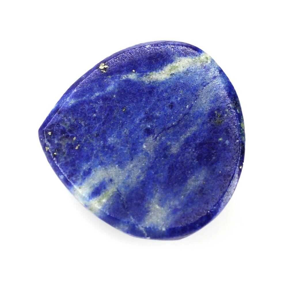 LAPIS LAZULI ROSE CUT HEART CAB (2ND) 15MM 8.82 Cts.
