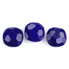 LAPIS LAZULI FOOTBALL CUT BRIOLETTE CUSHION 8MM 1.81 Cts.