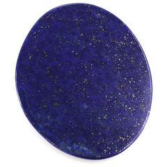 LAPIS LAZULI ROSE CUT IRREGULAR OVAL CAB 37X29.50MM 26.25 Cts.