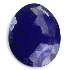 LAPIS LAZULI ROSE CUT OVAL CAB 38X29.50MM 38.75 Cts.