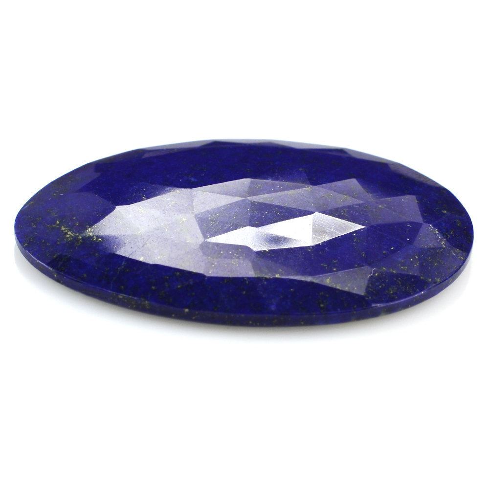 LAPIS LAZULI ROSE CUT OVAL CAB 38X29.50MM 38.75 Cts.