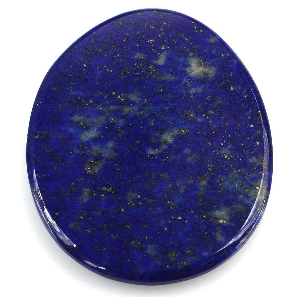 LAPIS LAZULI ROSE CUT OVAL CAB 38X29.50MM 38.75 Cts.