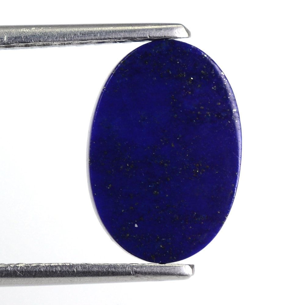 LAPIS LAZULI OVAL PLATE 13X9MM 2.75 Cts.