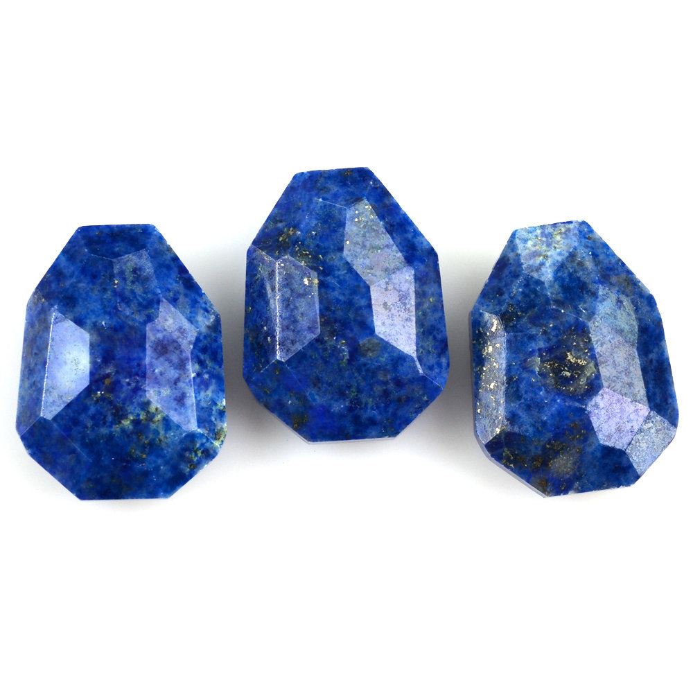LAPIS LAZULI IRREGULAR BRIOLETTE FANCY (FULL DRILL) (2ND) 20X15MM 19.83 Cts.