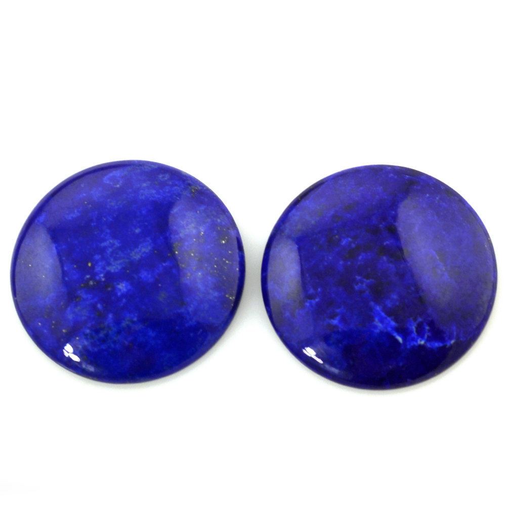 LAPIS LAZULI ROUND CAB 22MM 15.55 Cts.