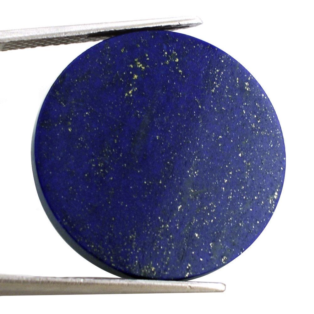 LAPIS LAZULI FLAT ROUND 24MM 19.15 Cts.