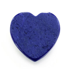 LAPIS LAZULI ROSE CUT HEART CAB 11MM 4.53 Cts.