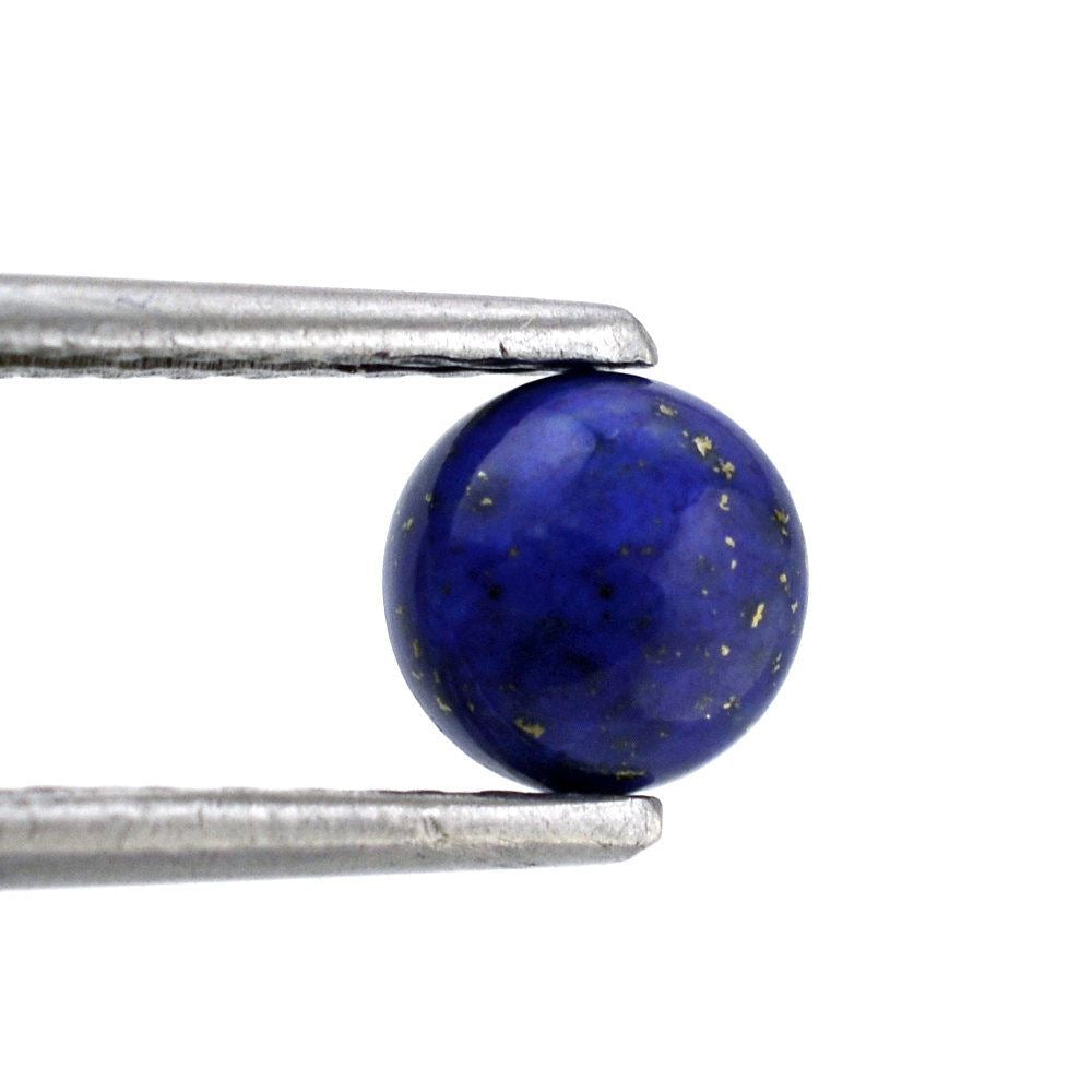 LAPIS LAZULI ROUND CAB 6MM 0.99 Cts.