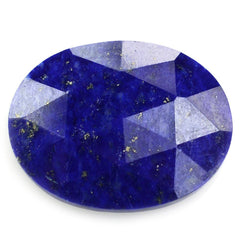 LAPIS LAZULI ROSE CUT BRIOLETTE OVAL 19X15MM 8.58 Cts.