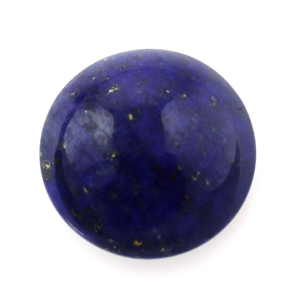 LAPIS LAZULI LENTIL ROUND 12MM 6.40 Cts.