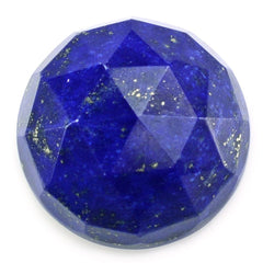 LAPIS LAZULI ROSE CUT ROUND CAB 15MM 12.60 Cts.