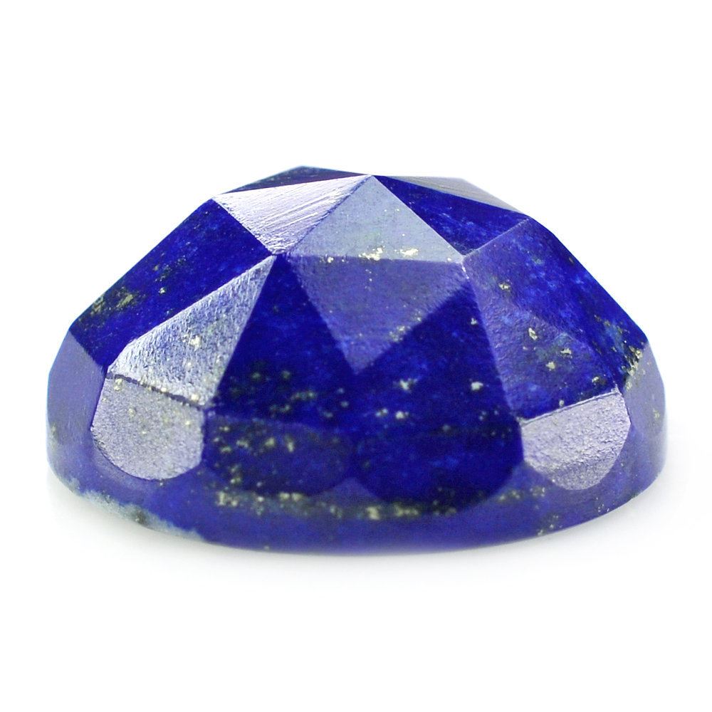 LAPIS LAZULI ROSE CUT ROUND CAB 15MM 12.60 Cts.