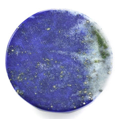 LAPIS LAZULI ROSE CUT ROUND CAB 15MM 12.60 Cts.