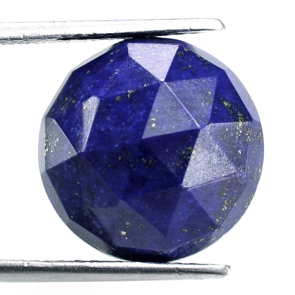 LAPIS LAZULI ROSE CUT ROUND CAB 15MM 12.60 Cts.