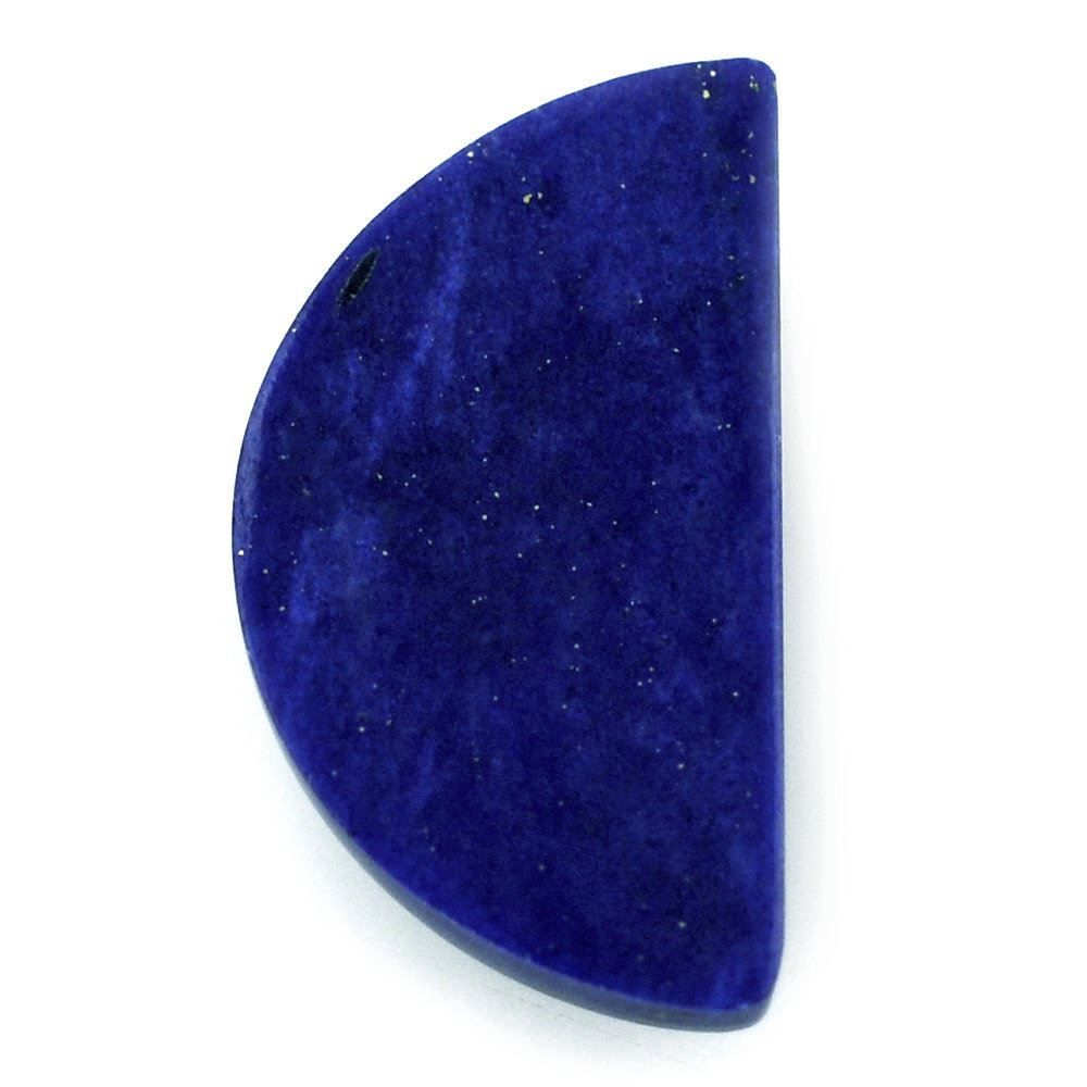 LAPIS LAZULI PLAIN D SHAPE FANCY 15X8MM 4.40 Cts.
