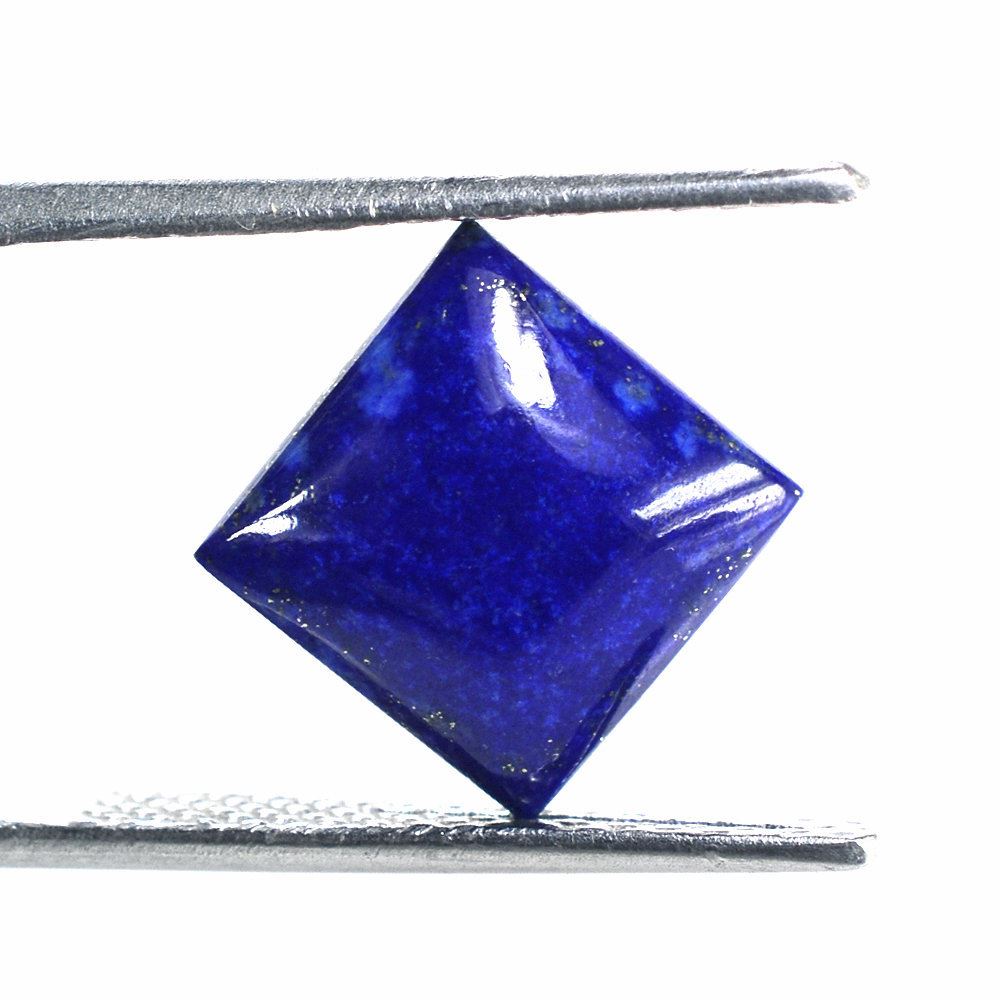 LAPIS LAZULI BUFFTOP SQUARE 10MM 5.20 Cts.