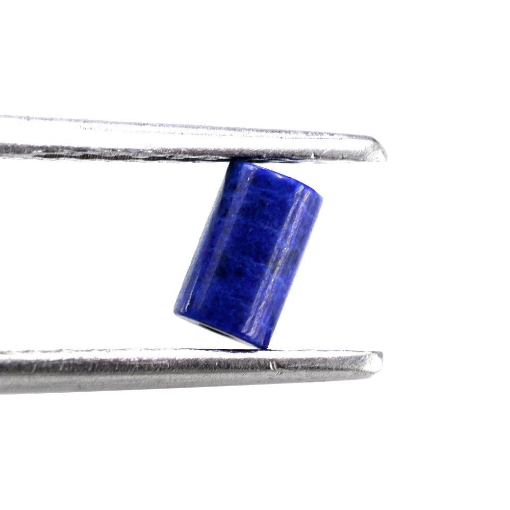 LAPIS LAZULI PLAIN TUBE (FULL DRILL 0.50MM) 5X3MM 0.50 Cts.