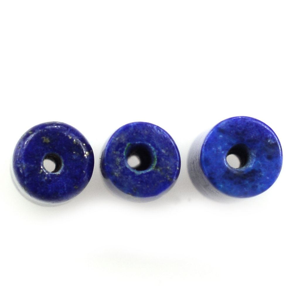 LAPIS LAZULI PLAIN TUBE (FULL DRILL 0.50MM) 5X3MM 0.50 Cts.