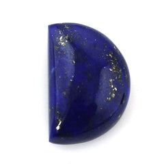 LAPIS LAZULI PLAIN D SHAPE FANCY 12X8MM 3.80 Cts.