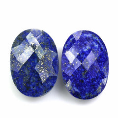 LAPIS LAZULI BRIOLETTE OVAL IIND 22X15.50 17.68 Cts.