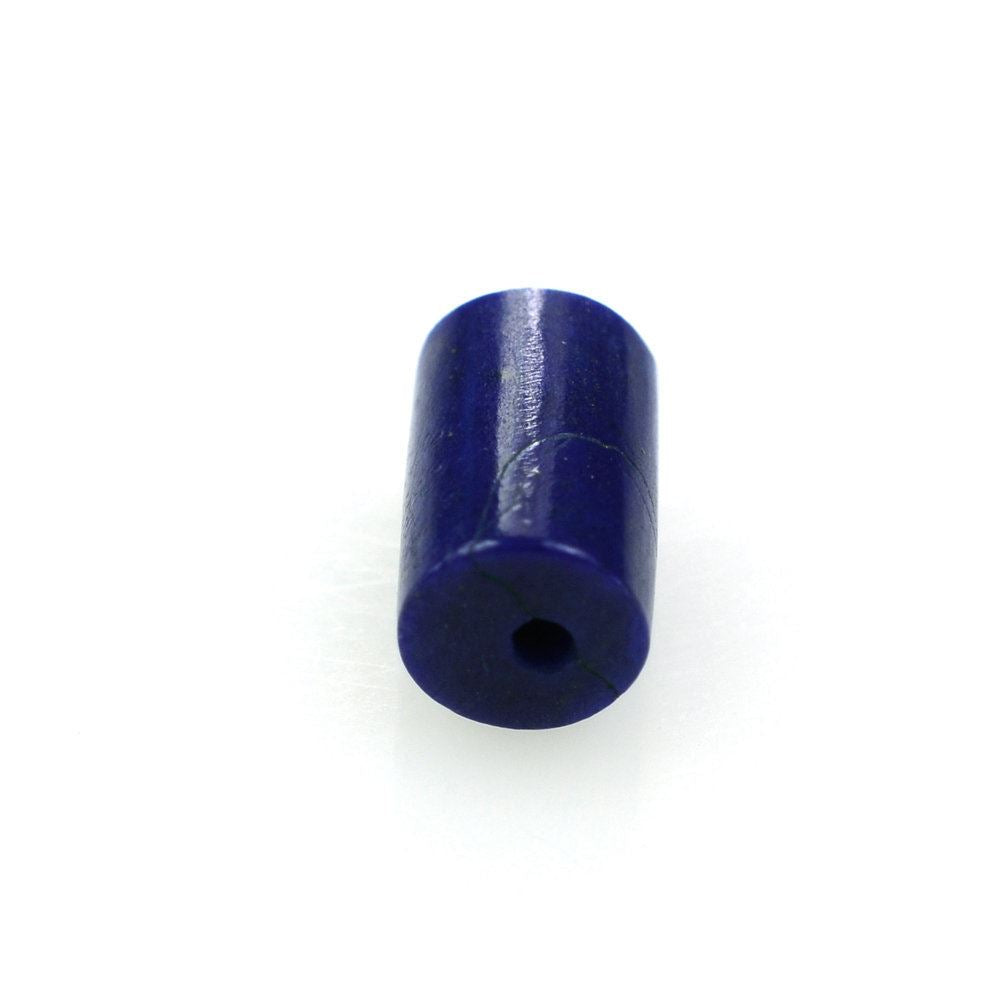 LAPIS LAZULI CYLINDER TUBE (FULL DRILL 0.60MM) 5X3MM 0.53 Cts.