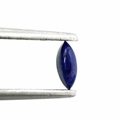 LAPIS LAZULI MARQUISE CAB (FROSTED BOTTOM) 5.70X2.20MM 0.23 Cts.