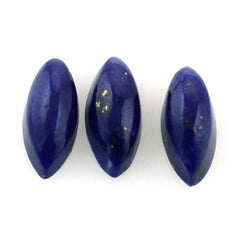 LAPIS LAZULI MARQUISE CAB (FROSTED BOTTOM) 5.70X2.20MM 0.23 Cts.