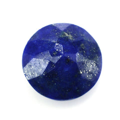 LAPIS LAZULI CHECKER CUT ROUND 9MM 2.80 Cts.