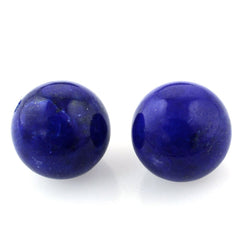 LAPIS LAZULI PLAIN BALLS (HALF DRILL 0.90MM) 8.20MM 4.22 Cts.