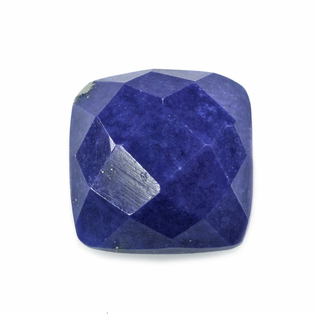 LAPIS LAZULI CHECKER CUSHION CAB 8MM 2.23 Cts.