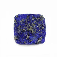 LAPIS LAZULI CHECKER CUSHION CAB 8MM 2.23 Cts.