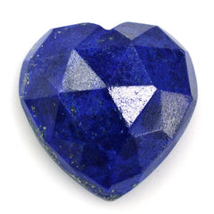 LAPIS LAZULI ROSE CUT HEART CAB 15MM 10.90 Cts.