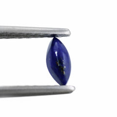 LAPIS LAZULI MARQUISE CAB (FROSTED BOTTOM) 6.50X3MM 0.37 Cts.